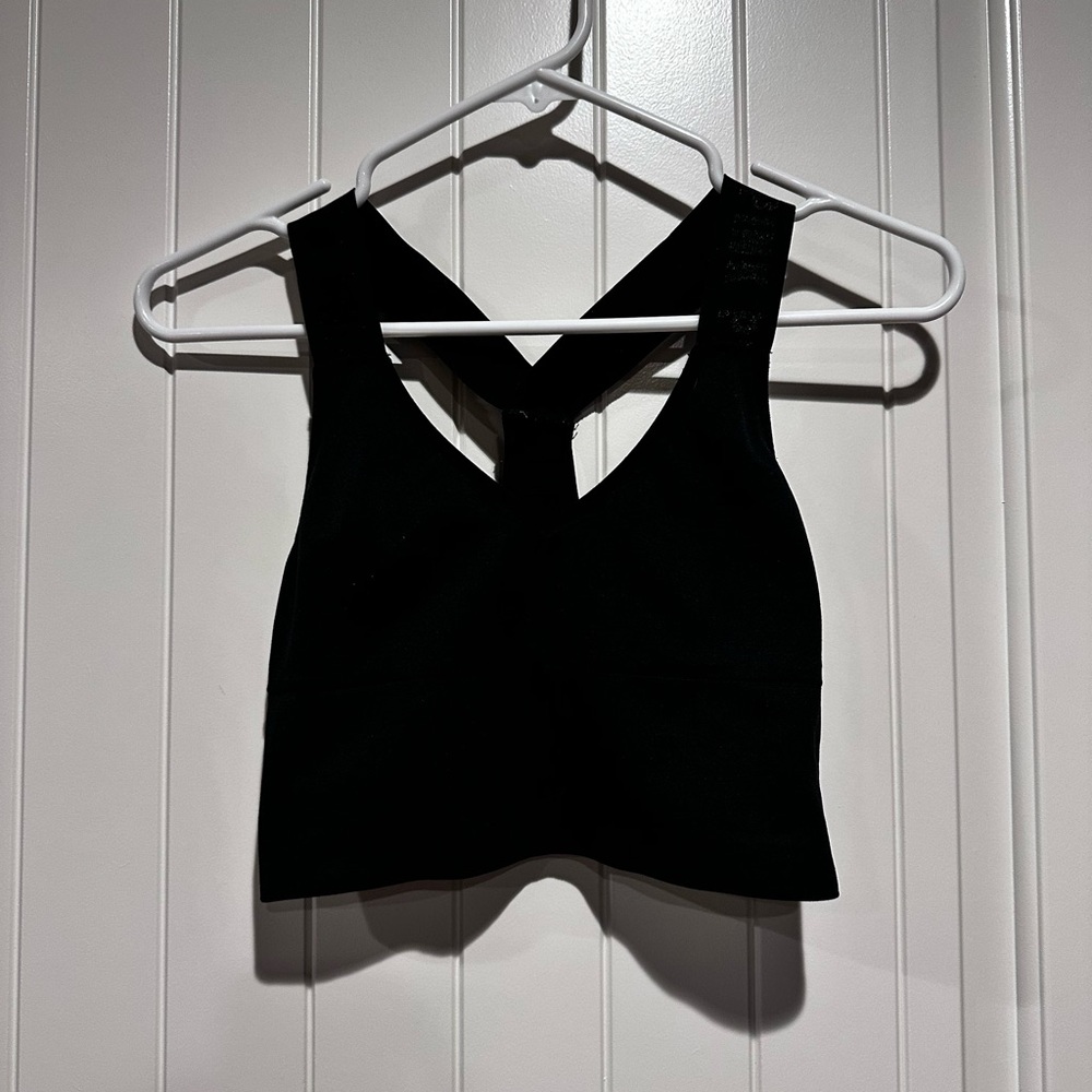 PINK Victoria's Secret Black Strappy Top